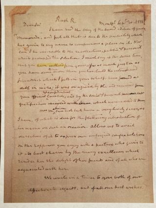James Madison Autograph Clip - US President 2