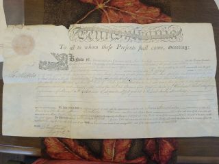 Thomas Mifflin - Document 9/6/1794,  Founding Father,  Constitution Signer