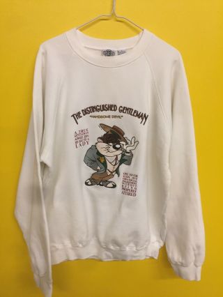 Vtg Taz Sweater Looney Tunes Vintage Retro Bugs Bunny Tasmanian Devil Crewneck