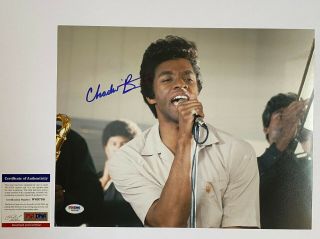 Chadwick Boseman Signed Get On Up 11x14 Photo Autograph Psa/dna Avengers B