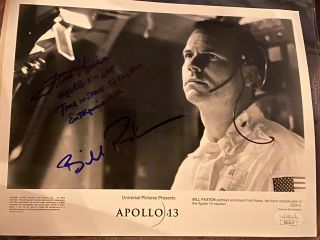 Bill Paxton Fred Haise Signed Auto 8 1/2x11 Apollo 13 Movie Nasa Astronaut Jsa