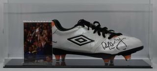 Colin Hendry Signed Autograph Football Boot Display Case Rangers Aftal