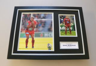 Jonny Wilkinson Signed Framed 16x12 Photo Autograph Display Rugby Memorabilia