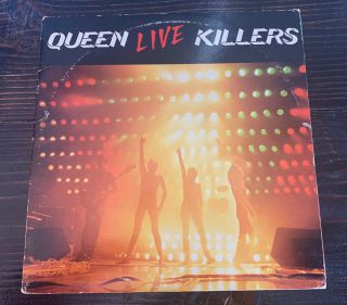Queen Lp " Live Killers " 2x Lp Classic Rock Vinyl Record 1979