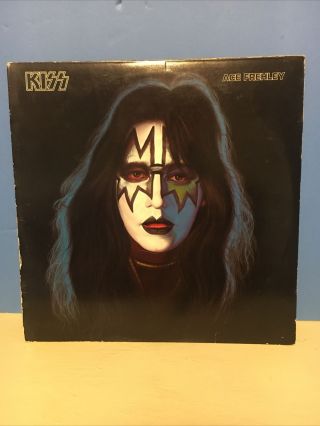 Kiss Ace Frehley Vintage Record Album 1978 Nblp7121 Vinyl W/ Sleeve