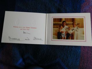 Prince Charles And Princess Diana - Lovely 1987 Christmas Card