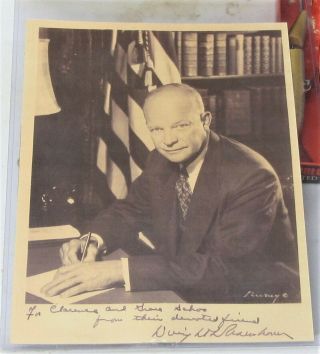 Dwight Eisenhower Signed Photograph