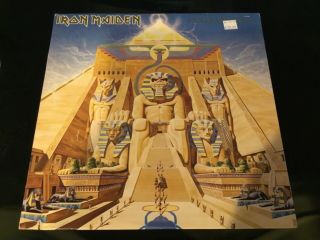 Iron Maiden “powerslave” Lp 1984 U.  S.  1st Pressing Promo