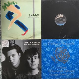 Yello/tears For Fears - Songs From The Big Chair Lp /the The/the Rose Of Avalanche