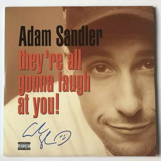 Adam Sandler Signed They’re All Going To Laugh At You Vinyl Jsa Ee88554 Rsd