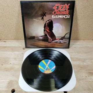Ozzy Osbourne Blizzard Of Ozz Vinyl Lp 1981 Jet Records Jz 36812