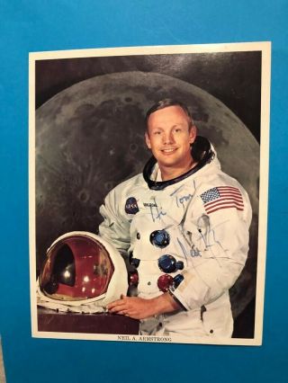 Neil Armstrong Autograph | Authentic Hand - Signed Dedicated " Hi Tom "