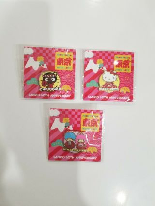 Set Of 3 Limited Edition Sanrio 60th Anniversary Friend Of The Month Pins Set 2