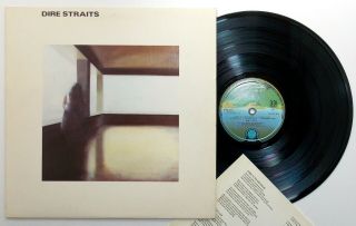 Dire Straits S/t Debut 1978 12 " Vinyl Lp Uk Phonogram Audio Ex,