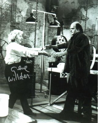 Gene Wilder Young Frankenstein Signed 10 - 8 Autograph Comedy Legend