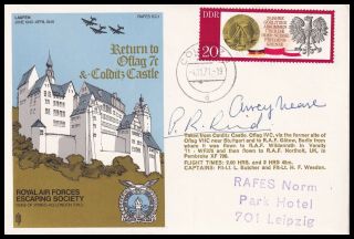 Airey Neave Dso Obe Mc & Pat Reid Mc Signed Colditz Raf Escaping Society Cover