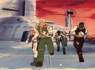 Starcom The U.  S.  Space Force Animation Art Cel Dic Ent Seal