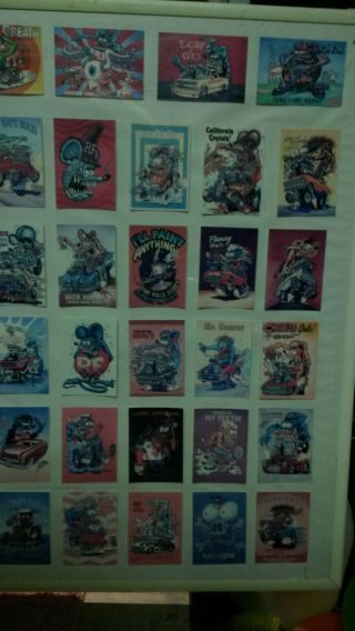 RAT FINK TRADING CARD SET.  FROM ED BIG DADDY ROTH - IN COLOR SET 1 2