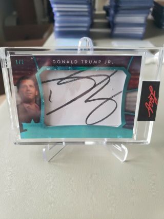 Leaf Decision 2020 Donald Trump Jr.  Cut Auto D /1 1 Of 1 Autograph Maga