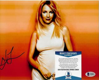 Heather Locklear Signed Autographed 8x10 Inch Photo Melrose Place Beckett Bas