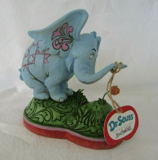Jim Shore Dr.  Seuss Horton Hears A Who Figurine With Flower 6002910 Whoville
