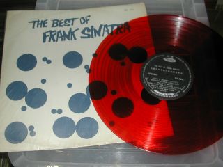 Frank Sinatra “the Best Of” Ultra Rare Orig.  196? Taiwan Only Lp Red Vinyl