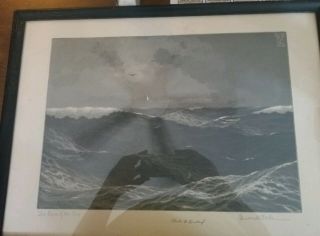 Charles A Lindbergh Signed & Burnell Poole Signed 1931 Print By Known Artist