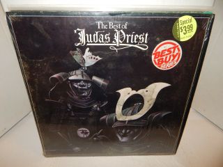 Judas Priest The Best Of Judas Priest Shrink 2 Stickers Vinyl 1984 U.  S.  Lp
