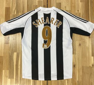 Alan Shearer Signed Shirt Newcastle United 9 Autograph Jersey Memorabilia