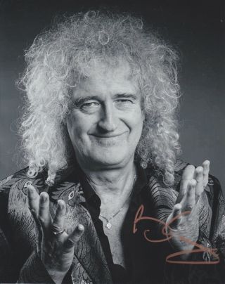 Brian May Hand Signed 8x10 Photo,  Autograph,  Queen,  Kerry Ellis Bohemian Flash C