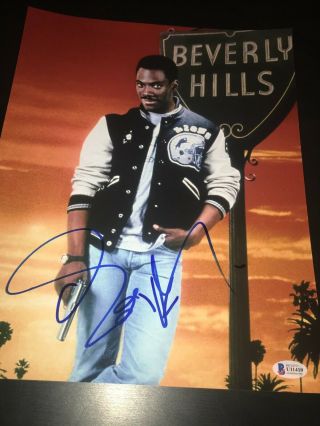 Eddie Murphy Signed Autograph 11x14 Photo Beverly Hills Cop Action Beckett Bas D