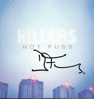 Brandon Flowers Signed The Killers: Hot Fuss Cd Aftal
