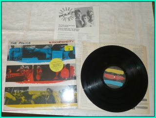 The Police Synchronicity A&m Sp - 3735 Audiophile Pressing Ex Shrink