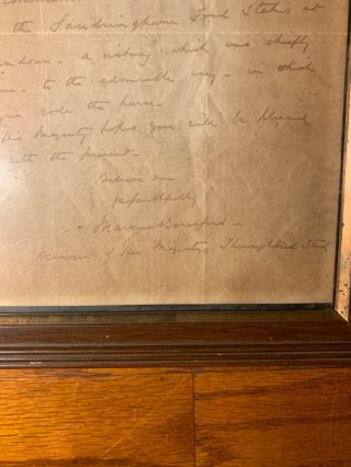 Prince of Wales Albert Edward Later King Edward VII Handwritten and Signed 1878 3