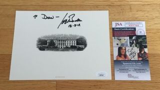 Joe Biden President Vice 2020 Signed Autograph White House Engraving Jsa