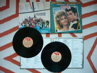 Grease Vinyl Soundtrack 1978 Uk Rso 2 Lp Olivia Newton John Rsd 2001