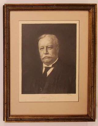 Signed Portrait Of William Howard Taft