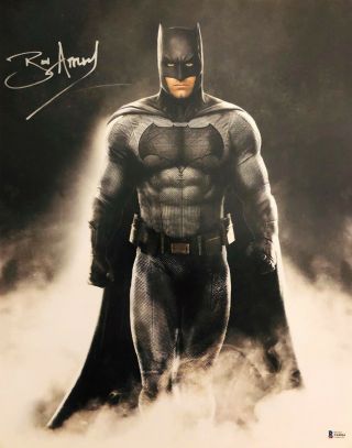 Ben Affleck Signed Autograph " Justice League " 16x20 Photo - Batman Dc Beckett 1