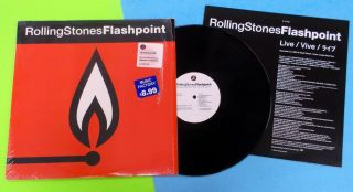 Rolling Stones Lp Flashpoint 1991 Near Hype Stickers Booklet Too Wow 7125