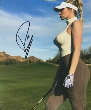 Paige Spiranac Signed Autographed 8x10 Photo Lpga Golf