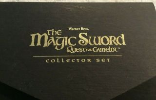 1998 The Magic Sword Metal Hat / Lapel Pin Set Of 6 Quest For Camelot Warner Bro