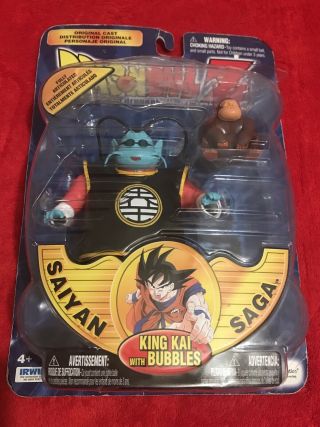 Dragon Ball Z Saiyan Saga King Kai With Bubbles Figures 2000.