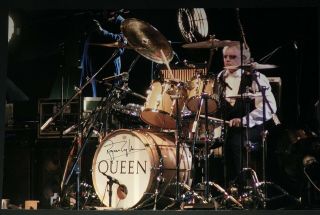 Signed Roger Taylor Queen Photo Rare Brian May Bohemian Rhapsody Freddie Mercury