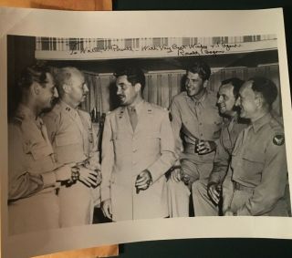 Ronald Reagan 1 - Of - A - Kind Signed Military Photo W/