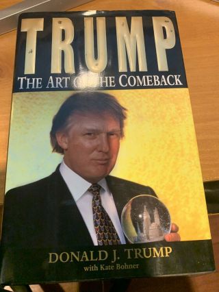 President Donald Trump Signed Autographed Book Art Of The Comeback