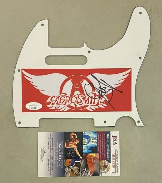Steven Tyler Aerosmith Signed Autograph Auto Tele Guitar Pickguard Jsa