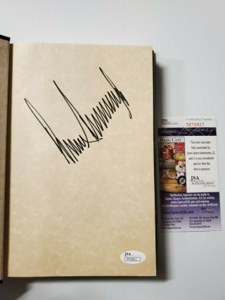 President Donald Trump Signed The Art Of The Comeback True First Edition Jsa