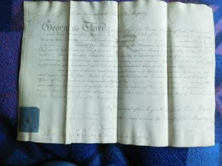 King George Iv Good Signed Document As Prince Regent 1815