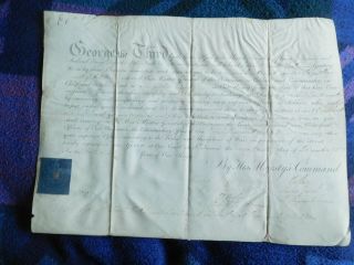 King George Iii - Good Mad Signed Document 1807