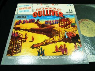 Motion Picture Soundtrack " The 3 Worlds Of Gulliver " (1960) Vinyl Lp